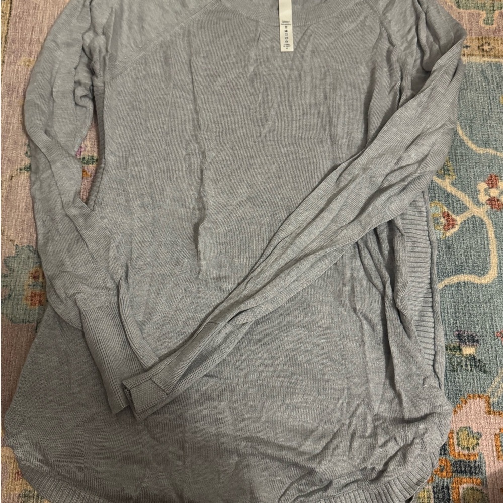 Lululemon Athletica Light Gray Knit sweater